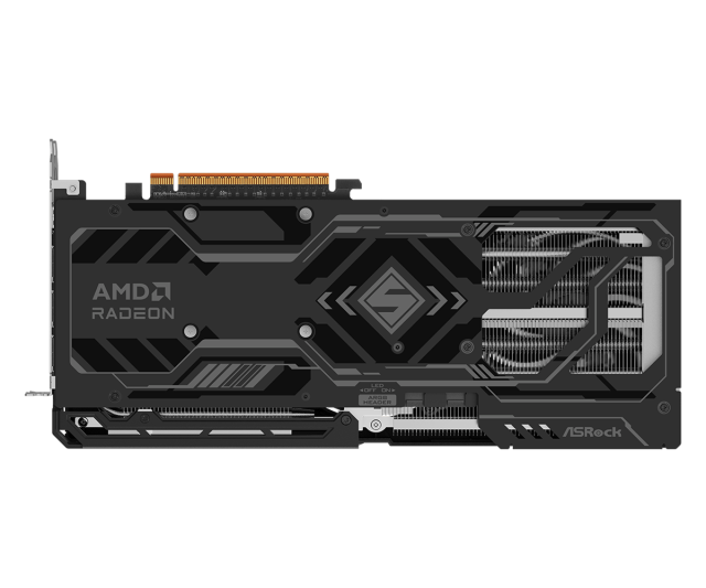 Видео карта ASRock Radeon RX 9070 GRE Steel Legend Dark 12GB OC GDDR6, 192-bit, HDMI, DisplayPort
