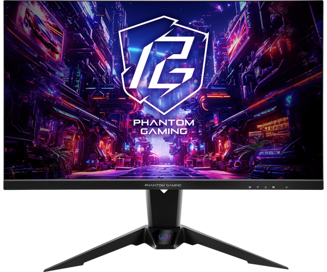 Монитор ASRock PG27QFW2A, 27.0" (68.58 cm) QHD IPS Anti-Glare Display, 400Hz, 1ms, 400 cd/m2, Wifi Antenna, HDMI, DisplayPort, USB, AMD FreeSync, VESA DisplayHDR 400