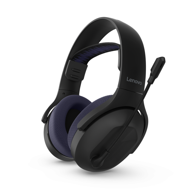 Слушалки Lenovo Legion H410, микрофон, Bluetooth/Wireless, Black