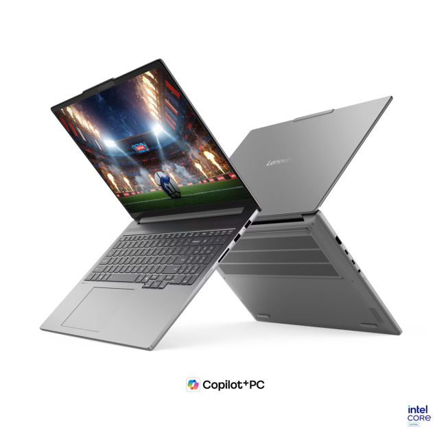 Лаптоп Lenovo IdeaPad Pro 5 16IPH11, Intel Core Ultra 9 386H 16C (1.6 / 4.9 GHz, 18MB Cache), 16.0" (40.64 cm) 2.8K OLED Glossy Display, Intel Graphics 4 Xe3, 32GB LPDDR5X, 1TB M.2 NVMe SSD, No OS