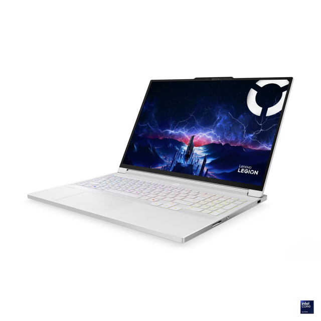 Лаптоп Lenovo Legion 7 16IAX10, Intel Core Ultra 7 255HX 20C (1.80 / 5.20 GHz, 36MB Cache), 16.0" (40.64 cm) WQXGA OLED Display, NVIDIA GF RTX5060  8GB GDDR7 DLSS 4, 32GB DDR5, 1TB M.2 NVMe SSD, No OS