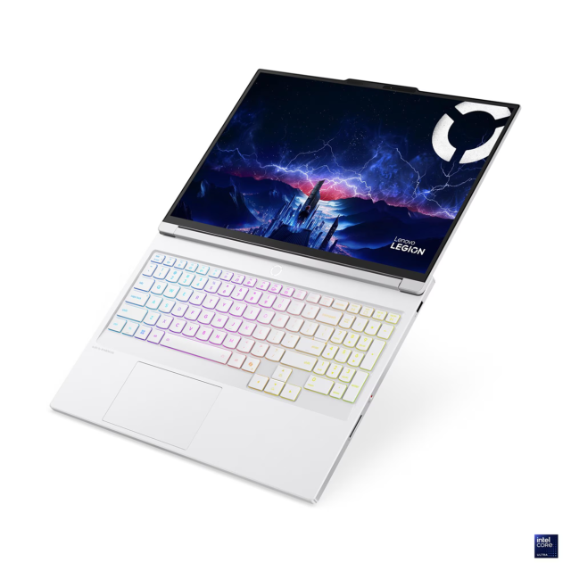 Лаптоп Lenovo Legion 7 16IAX10, Intel Core Ultra 7 255HX 20C (1.80 / 5.20 GHz, 36MB Cache), 16.0" (40.64 cm) WQXGA OLED Display, NVIDIA GF RTX5060  8GB GDDR7 DLSS 4, 32GB DDR5, 1TB M.2 NVMe SSD, No OS