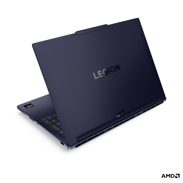 Лаптоп Lenovo Legion 7 16AGP11, AMD Ryzen AI 9 HX 470 12C (2.0 / 5.2 GHz, 24MB Cache), 16.0" (40.64 cm) WQXGA OLED Glossy Display, NVIDIA GF RTX5060 8GB GDDR7 DLSS 4, 32GB LPDDR5X, 1TB M.2 NVMe SSD, No OS