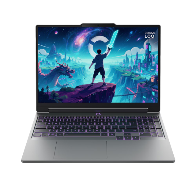 Лаптоп Lenovo LOQ 15IPH11, Intel Core Ultra 7 356H 16C (1.5 / 4.7 GHz, 18MB Cache), 15.3" (38.86 cm) WUXGA IPS Anti-glare Display, NVIDIA GF RTX5060 8GB GDDR7 DLSS 4, 32GB DDR5, 1TB M.2 NVMe SSD, No OS