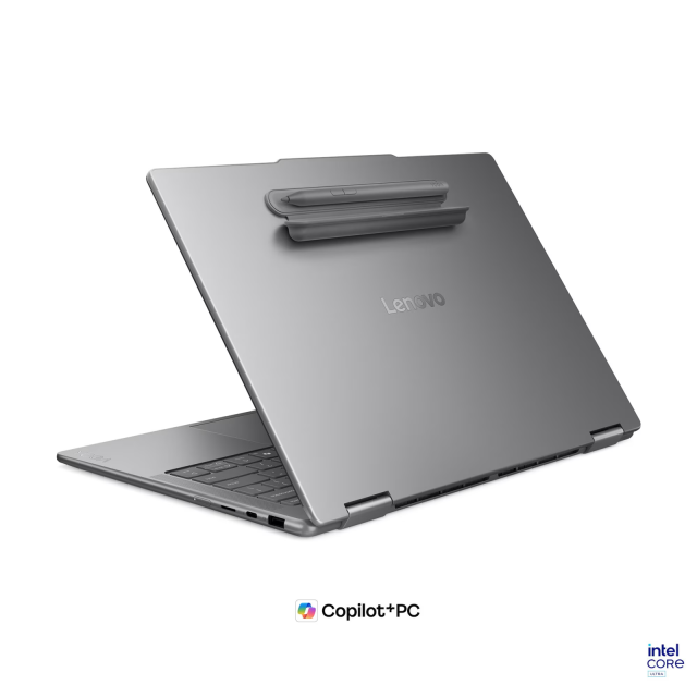 Лаптоп Lenovo Yoga 7 2-in-1 14IPH11 Aura Edition, Intel Core Ultra 7 355 8C (1.7 / 4.7 GHz, 12MB Cache), 14.0" (35.56 cm) 2.8K WQXGA+ OLED Glossy Display, 32GB LPDDR5X, 1TB M.2 NVMe SSD, Windows 11 Home