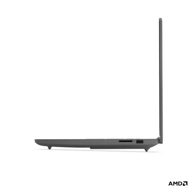 Лаптоп Lenovo LOQ Essential 15ARP10E, AMD Ryzen 5 150 6C (3.30 / 4.55 GHz, 16MB Cache), 15.6'' (39.62 cm) FHD IPS Anti-glare Display, NVIDIA GF RTX3050 6GB GDDR6, 16GB DDR5, 512GB M.2 NVMe SSD, No OS