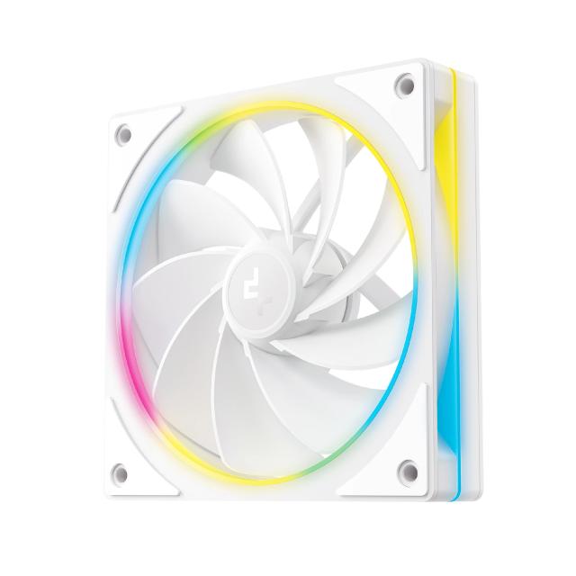 Комплект вентилатори DeepCool Fan Pack 3-in-1 3x120mm - FL12R SE White, Reverse, Addressable RGB