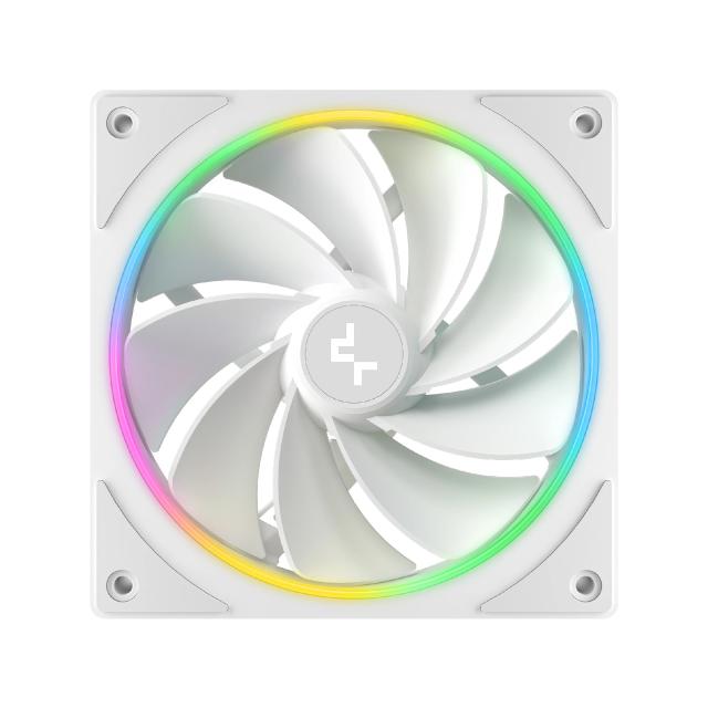 Комплект вентилатори DeepCool Fan Pack 3-in-1 3x120mm - FL12R SE White, Reverse, Addressable RGB
