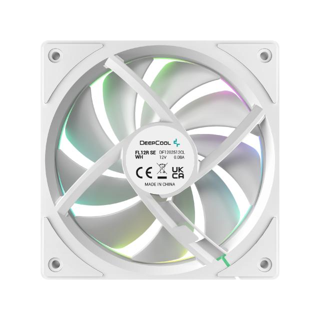 Комплект вентилатори DeepCool Fan Pack 3-in-1 3x120mm - FL12R SE White, Reverse, Addressable RGB