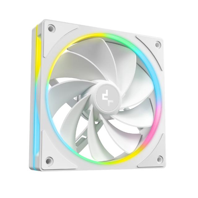 Комплект вентилатори DeepCool Fan Pack 3-in-1 3x120mm - FL12R SE White, Reverse, Addressable RGB