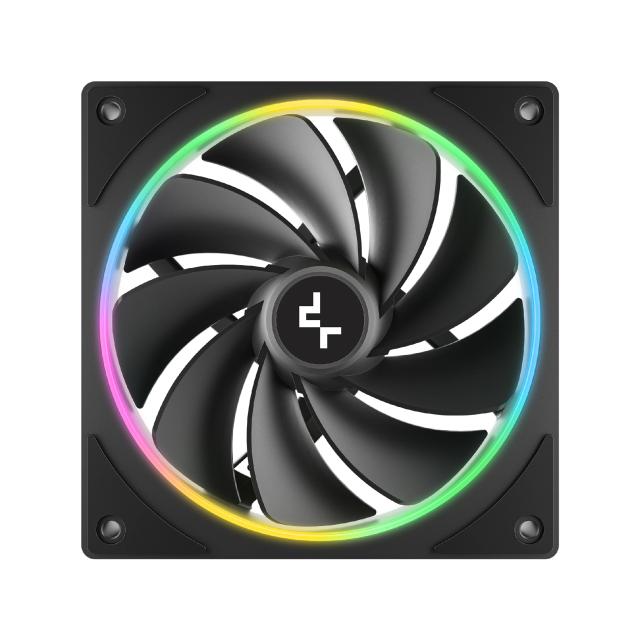 Комплект вентилатори DeepCool Fan Pack 3-in-1 3x120mm - FL12R SE Black, Reverse, Addressable RGB