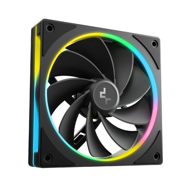 Комплект вентилатори DeepCool Fan Pack 3-in-1 3x120mm - FL12R SE Black, Reverse, Addressable RGB