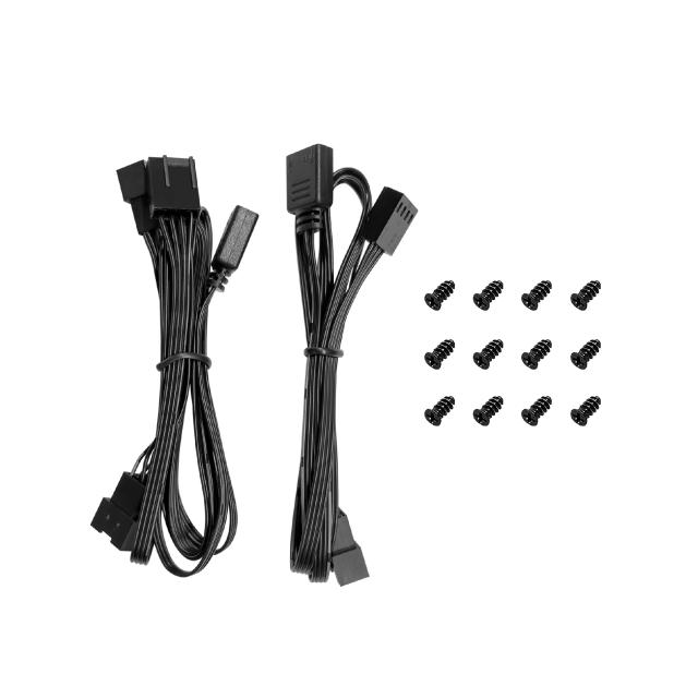 Комплект вентилатори DeepCool Fan Pack 3-in-1 3x120mm - FL12R SE Black, Reverse, Addressable RGB