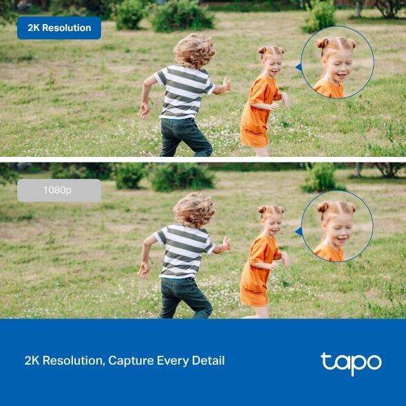 Камера TP-Link Tapo C310P2, насочена "bullet" камера, 3MPix, IR осветеност (до 30m), външна IP66, RJ-45, Wi-Fi, 2бр. камери