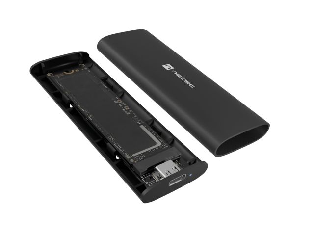 Кутия за твърд диск Natec Rhino, M.2 NVME, USB-C 3.1 Gen 2