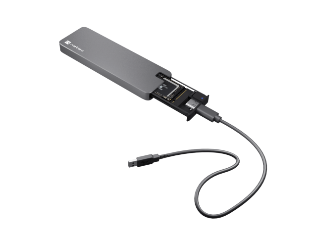 Кутия за твърд диск Natec Rhino, M.2 NVME, USB-C 3.1 Gen 2