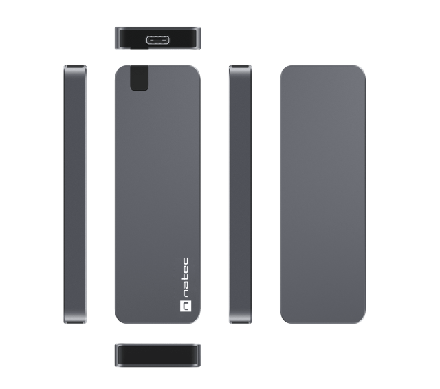 Кутия за твърд диск Natec Rhino, M.2 NVME, USB-C 3.1 Gen 2