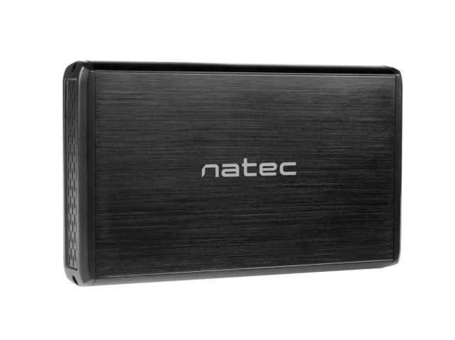 Кутия за твърд диск Natec Rhino Go,  3.5" (8.89 cm), SATA III (6 Gb/s), USB 3.0