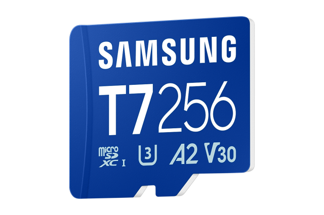 Карта памет Samsung T7 microSD 256GB, Read 170 MB/s, UHS-I, U3, V30, A2 