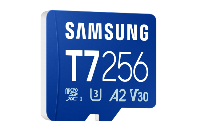 Карта памет Samsung T7 microSD 256GB, Read 170 MB/s, UHS-I, U3, V30, A2 