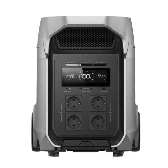 Преносима захранваща станция, Ecoflow Power Station - Delta 3 Ultra Plus, 6 outlets, 1800W total (Surge 3600W), 3072 Wh