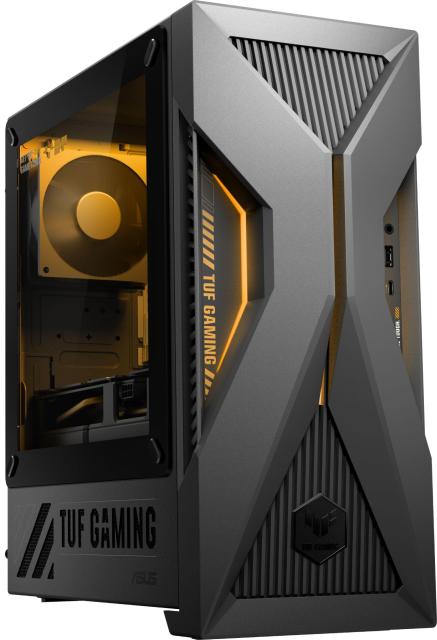 Компютър ASUS TUF Gaming T500, AMD Ryzen 7 260 8C (3.8 / 5.1 GHz, 16MB Cache), NVIDIA RTX 5060 8GB GDDR7, 16GB DDR5 5200 SoDIMM, 1TB SSD M.2 NVMe, No OS