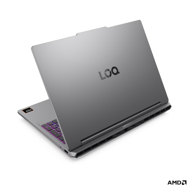 Лаптоп Lenovo LOQ 15AHP11, AMD Ryzen 7 250 8C (3.3 / 5.1 GHz, 16MB Cache), 15.3" (38.86 cm) WUXGA IPS Anti-glare Display, NVIDIA GF RTX5060 8GB GDDR7 DLSS 4, 32GB DDR5, 512GB M.2 NVMe SSD, Windows 11 Home