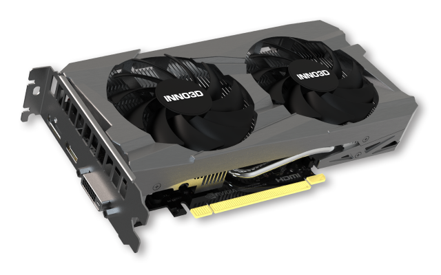 Видеокарта Inno3D RTX 3050 TWIN X2 OC 8GB GDDR6, 128-bit, HDMI, DP