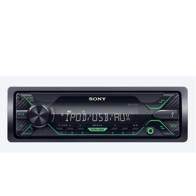 Рисийвър Sony DSX-A212UI In-car Media Receiver with USB, Green illumination