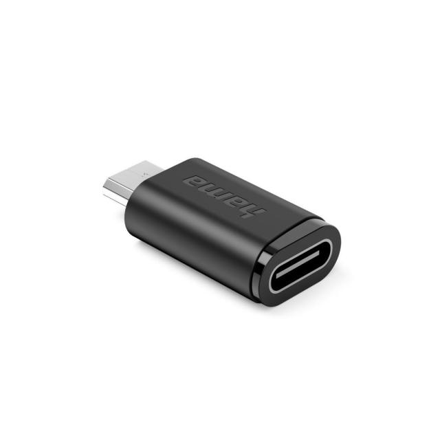 HAMA Адаптер USB Type-C към Micro-USB, 3 бр. в комплект