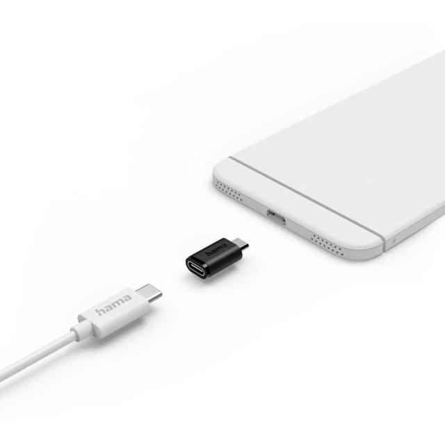 HAMA Адаптер USB Type-C към Micro-USB, 3 бр. в комплект