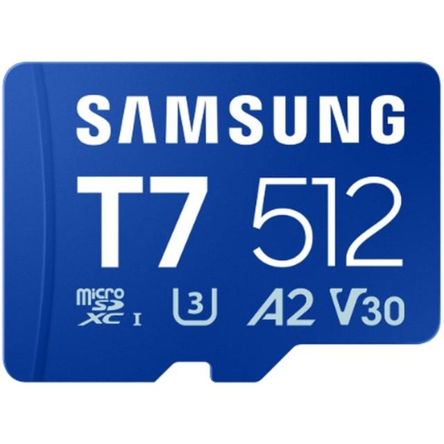 Карта памет Samsung T7 microSD 512GB, Read 170 MB/s, UHS-I, U3, V30, A2