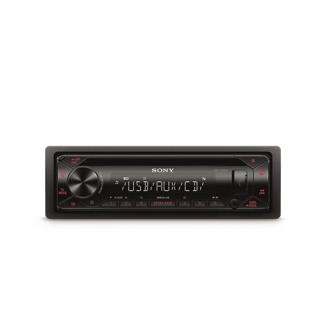 Рисийвър Sony CDX-G1300U In-car Media receiver with USB & Dash CD, Red illumination