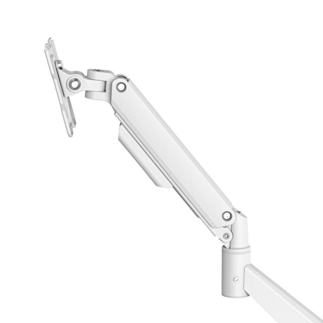 Стойка HAMA за монитор за бюро, 17"-35", регулируема, газова пружина, бял
