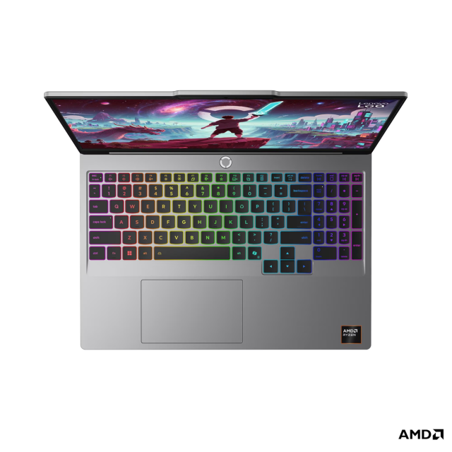 Лаптоп Lenovo LOQ 15AHP11, AMD Ryzen 7 250 8C (3.3 / 5.1 GHz, 16MB Cache), 15.3" (38.86 cm) WUXGA IPS Anti-glare Display, NVIDIA GF RTX5050 8GB GDDR7 DLSS 4, 16GB DDR5, 512GB M.2 NVMe SSD, No OS