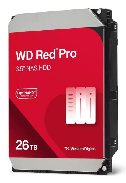 Твърд диск Western Digital RED Pro 26TB 6Gb/s SATA 512MB Cache, 3.5" (8.89 cm)