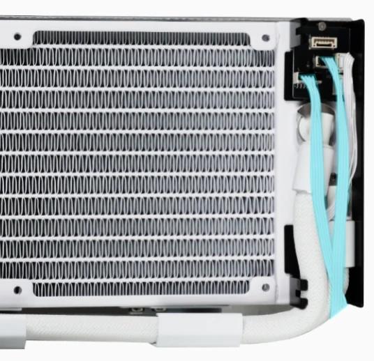 Охладител за процесор Lian Li Water Cooling HydroShift II LCD-S 360TL WHITE, 9-pin USB 2.0/3 pin ADD-RGB 5 /4 pin PWM, Intel LGA 1851/1700, AM4, AM5