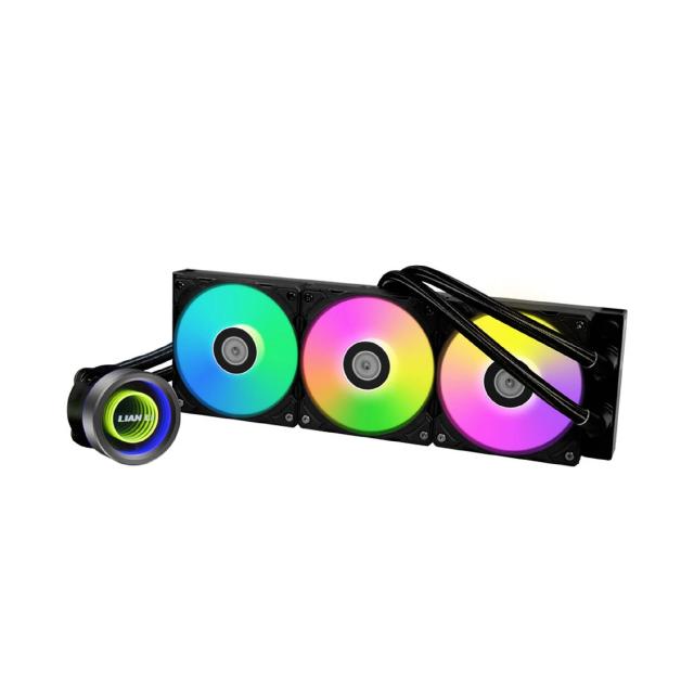 Охладител за процесор Lian Li Water Cooling GALAHAD II 360 Trinity ARGB Black, 3 pin ADD-RGB 5 /4 pin PWM, Intel LGA 1851/1700/1200/115x, AM4, AM5