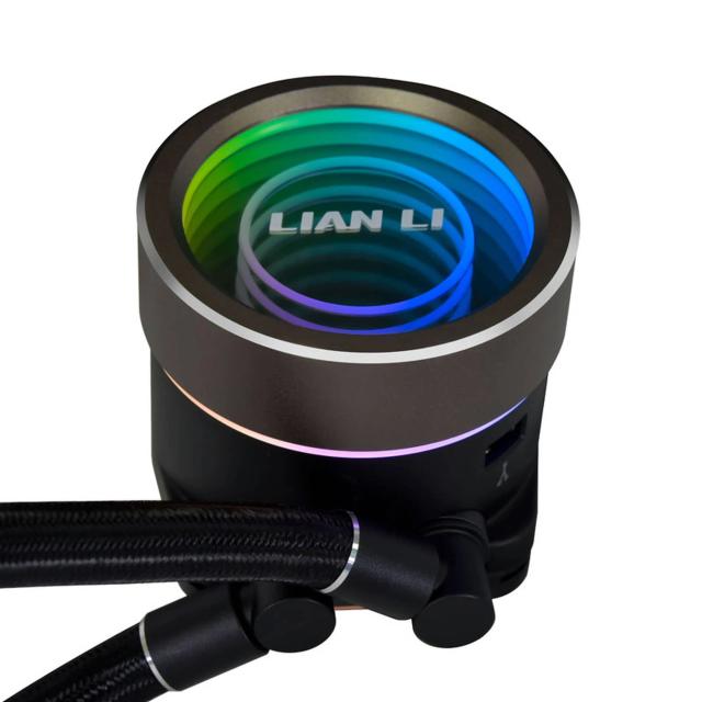 Охладител за процесор Lian Li Water Cooling GALAHAD II 360 Trinity ARGB Black, 3 pin ADD-RGB 5 /4 pin PWM, Intel LGA 1851/1700/1200/115x, AM4, AM5