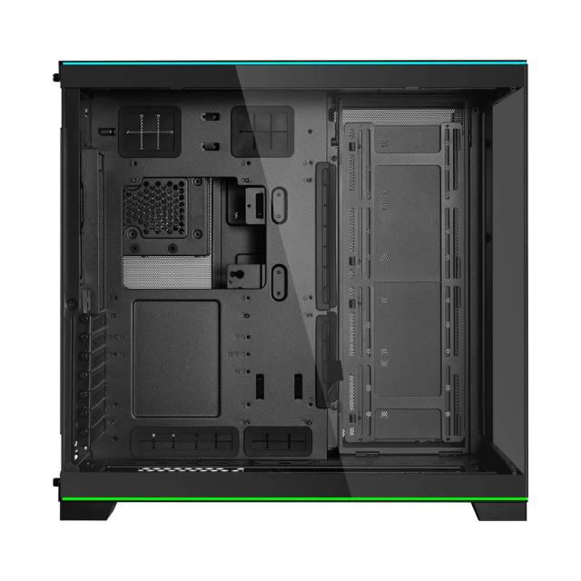 Кутия Lian Li O11D EVO RGB Black, Middle Tower, 2x USB 3.0, 1x USB Type-C, 1 x Audio, E-ATX/ATX /M-ATX/MINI-ITX