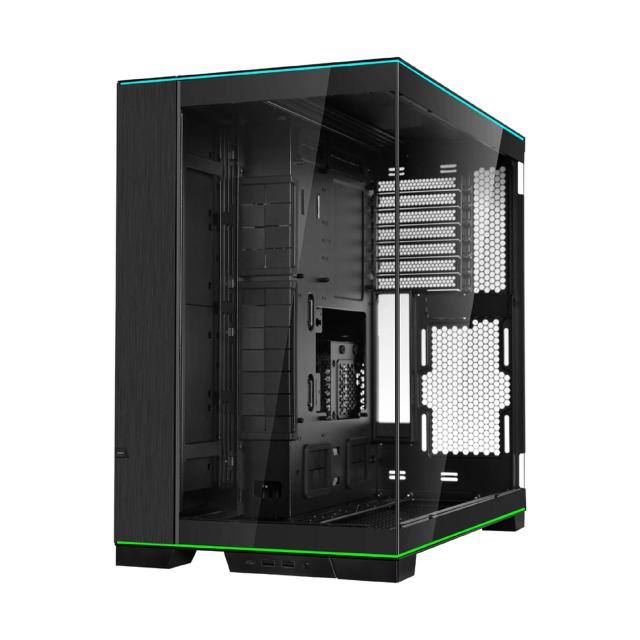 Кутия Lian Li O11D EVO RGB Black, Middle Tower, 2x USB 3.0, 1x USB Type-C, 1 x Audio, E-ATX/ATX /M-ATX/MINI-ITX