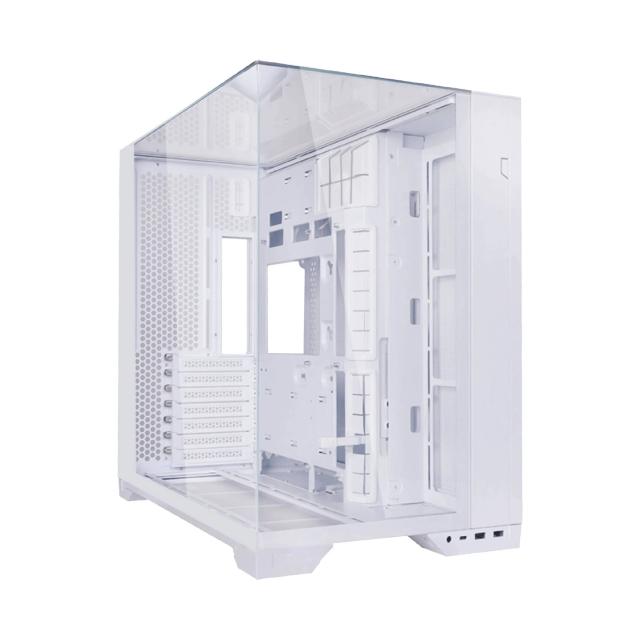 Кутия Lian Li PC-O11 Vision Compact White, Middle Tower, 2x USB 3.0, 1x USB TYPE-C, 1x Audio, Tempered Glass, E-ATX/ATX /M-ATX/MINI-ITX