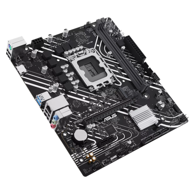Дънна платка ASUS PRIME H610M-K-D4 ARGB, 2x DDR4, 1x M.2 slot, 4x SATA 6Gb/s, HDMI, mATX