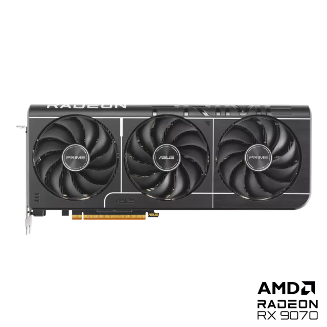 Видео карта ASUS PRIME RADEON RX 9070 OC 16GB GDDR6, 256-bit, 1x HDMI, 3x DP