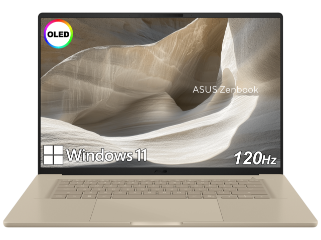 Лаптоп ASUS Zenbook A16 UX3607OA-SQ485W, Qualcomm Snapdragon X2 18C (3.60 - 4.70 GHz, 44 MB Cache), 16.0" (40.64 cm) 2.8K Lumina OLED Display, Qualcomm Adreno X2-90, 48GB LPDDR5X, 512GB M.2 NVMe SSD, Windows 11 Home