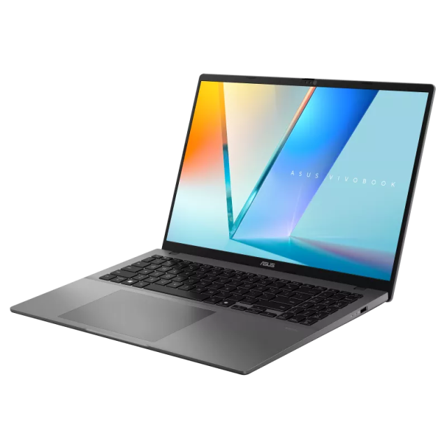 Лаптоп ASUS Vivobook S16 S3607CA-RP036NA, Intel Core Ultra 7 255H 16C (1.5 / 5.1 GHz, 24MB Cache), 16.0" (40.64 cm) Full HD+, IPS Anti-Glare Display, Intel Arc 140T, 16GB DDR5, 1TB SSD NVMe, Free DOS