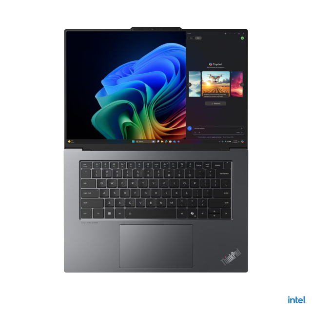 Лаптоп Lenovo ThinkPad X9-15 G1 Aura Edition, Intel Core Ultra 7 258V 8C (2.2 / 4.8 GHz, 12MB Cache), 15.3" (38.86 cm) 2.8K OLED Display, Intel Arc 140V, 32GB LPDDR5X, 1TB M.2 NVMe SSD, Windows 11 Pro