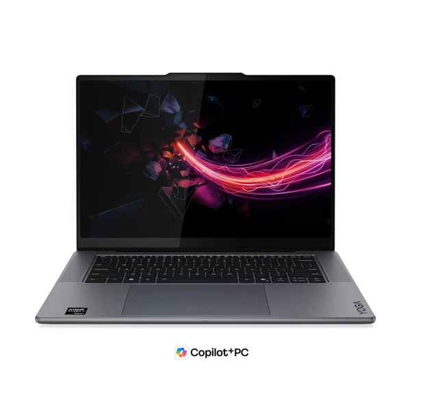 Лаптоп Lenovo Yoga Pro 7 15ASH11, AMD Ryzen AI Max+ 388 8C (3.6 - 5.0 GHz, 32 MB cache), 15.3" (38.86 cm) WQXGA OLED PureSight Pro Glossy / Anti-fingerprint Display, AMD Radeon 8060S, 32GB LPDDR5X, 1TB M.2 NVMe SSD, No OS