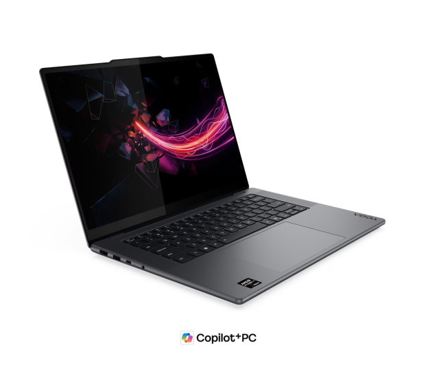 Лаптоп Lenovo Yoga Pro 7 15ASH11, AMD Ryzen AI Max+ 388 8C (3.6 - 5.0 GHz, 32 MB cache), 15.3" (38.86 cm) WQXGA OLED PureSight Pro Glossy / Anti-fingerprint Display, AMD Radeon 8060S, 32GB LPDDR5X, 1TB M.2 NVMe SSD, No OS