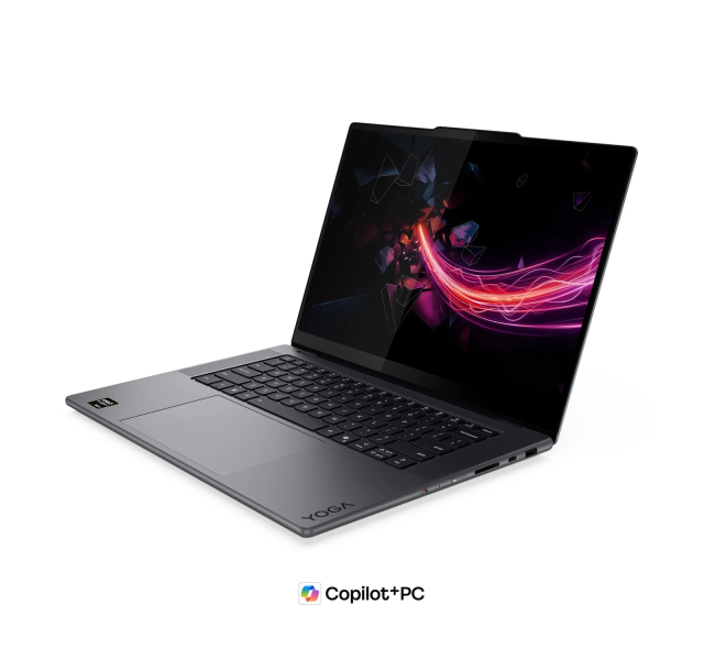 Лаптоп Lenovo Yoga Pro 7 15ASH11, AMD Ryzen AI Max+ 388 8C (3.6 - 5.0 GHz, 32 MB cache), 15.3" (38.86 cm) WQXGA OLED PureSight Pro Glossy / Anti-fingerprint Display, AMD Radeon 8060S, 32GB LPDDR5X, 1TB M.2 NVMe SSD, No OS